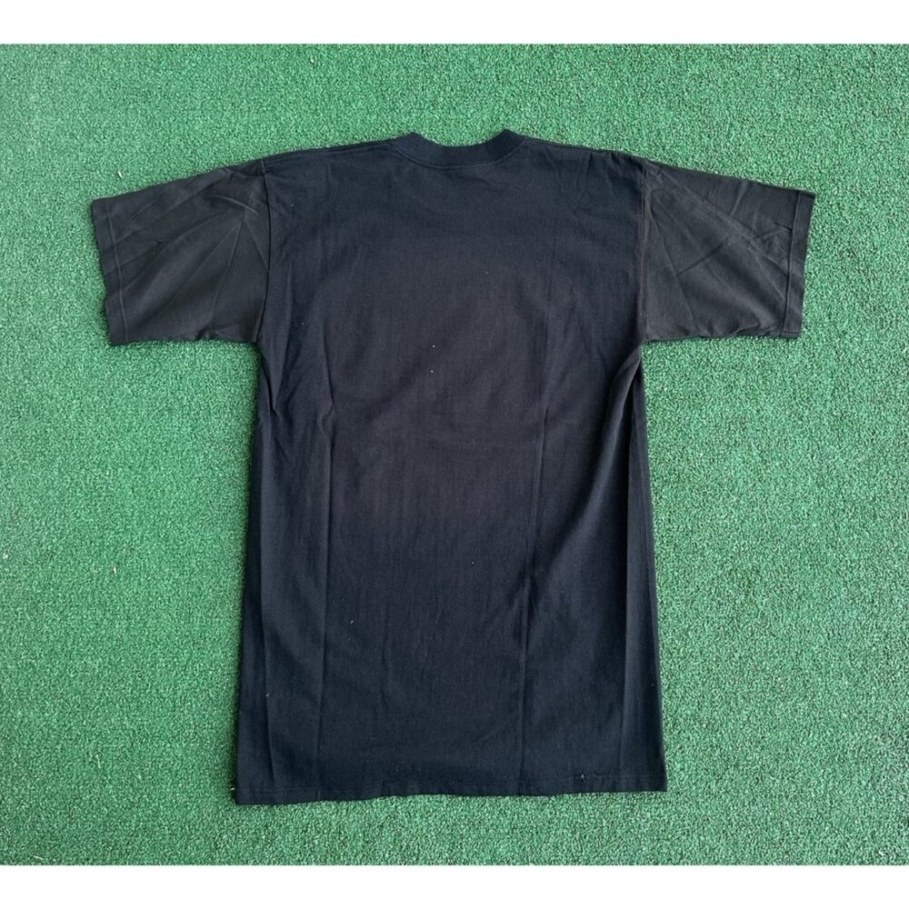 Vtg Airways Chevrolet Mens L Black Tee Get Your Kicks In A Trick Fifty Six - Picture 9 of 9
